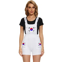 South Korean Flag Short Overalls