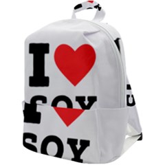 I Love Soy Sauce Zip Up Backpack by ilovewhateva