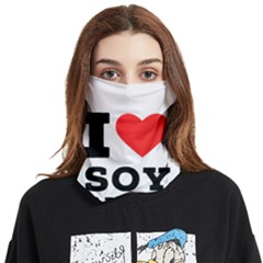 I Love Soy Sauce Face Covering Bandana (two Sides) by ilovewhateva