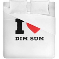I Love Dim Sum Duvet Cover Double Side (king Size)