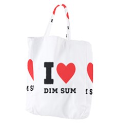 I Love Dim Sum Giant Grocery Tote by ilovewhateva
