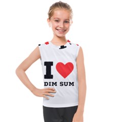 I Love Dim Sum Kids  Mesh Tank Top by ilovewhateva