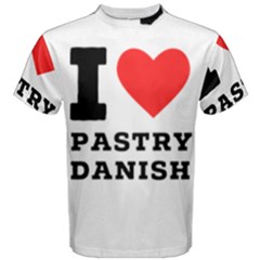 I Love Pastry Danish Men s Cotton Tee by ilovewhateva
