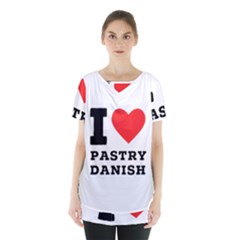 I Love Pastry Danish Skirt Hem Sports Top by ilovewhateva