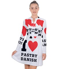 I Love Pastry Danish Long Sleeve Panel Dress by ilovewhateva