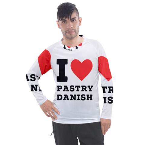 I Love Pastry Danish Men s Pique Long Sleeve Tee by ilovewhateva