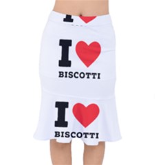 I Love Biscotti Short Mermaid Skirt by ilovewhateva