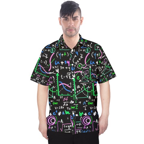 Math-linear-mathematics-education-circle-background Men s Hawaii Shirt by Salman4z