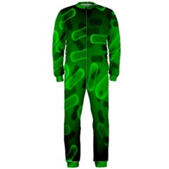 Green-rod-shaped-bacteria Onepiece Jumpsuit (men) by Salman4z