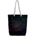 Mathematical-colorful-formulas-drawn-by-hand-black-chalkboard Full Print Rope Handle Tote (Small) View2