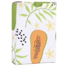 Seamless-tropical-pattern-with-papaya Playing Cards Single Design (rectangle) With Custom Box by Salman4z