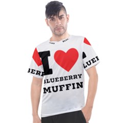 I Love Blueberry Muffin Men s Sport Top by ilovewhateva