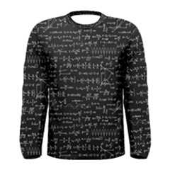 Math-equations-formulas-pattern Men s Long Sleeve Tee by Salman4z