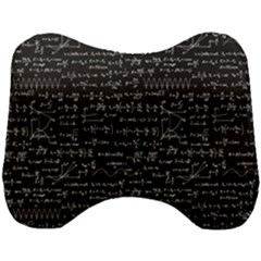 Math-equations-formulas-pattern Head Support Cushion