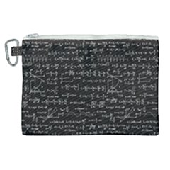 Math-equations-formulas-pattern Canvas Cosmetic Bag (xl) by Salman4z