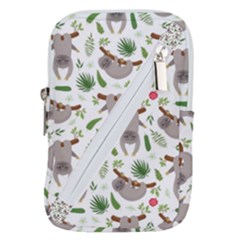 Seamless-pattern-with-cute-sloths Belt Pouch Bag (large) by Salman4z