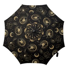 Asian-seamless-pattern-with-clouds-moon-sun-stars-vector-collection-oriental-chinese-japanese-korean Hook Handle Umbrellas (medium) by Salman4z
