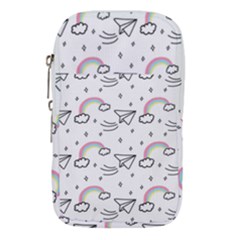 Cute-art-print-pattern Waist Pouch (large) by Salman4z