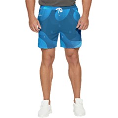 Abstract-classic-blue-background Men s Runner Shorts by Salman4z