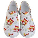 Seamless-pattern-vector-owl-cartoon-with-bugs Men s Lightweight Slip Ons View1