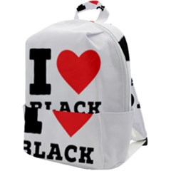 I Love Black Gold Zip Up Backpack by ilovewhateva