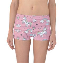 Cute-unicorn-seamless-pattern Reversible Boyleg Bikini Bottoms by Salman4z