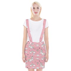 Cute-unicorn-seamless-pattern Braces Suspender Skirt by Salman4z