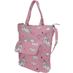 Cute-unicorn-seamless-pattern Shoulder Tote Bag by Salman4z