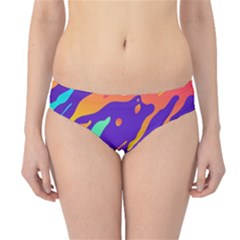 Multicolored-abstract-background Hipster Bikini Bottoms by Salman4z