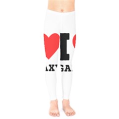 I Love Galaxy  Kids  Leggings by ilovewhateva