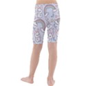 Seamless-pattern-with-cute-rabbit-character Kids  Mid Length Swim Shorts View2