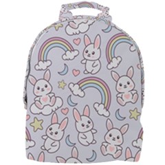 Seamless-pattern-with-cute-rabbit-character Mini Full Print Backpack by Salman4z