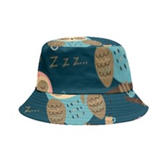 Seamless-pattern-owls-dreaming Bucket Hat by Salman4z