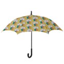 Smile-cloud-rainbow-pattern-yellow Hook Handle Umbrellas (Large) View3