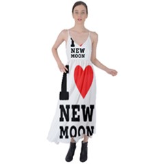 I Love New Moon Tie Back Maxi Dress by ilovewhateva