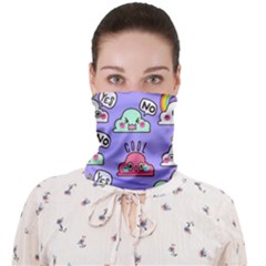 Cloud-seamless-pattern -- Face Covering Bandana (Adult)