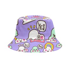 Cloud-seamless-pattern -- Inside Out Bucket Hat