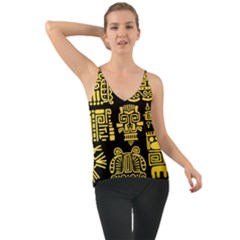 American-golden-ancient-totems Chiffon Cami