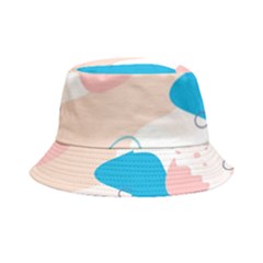 Hand-drawn-abstract-organic-shapes-background Bucket Hat by Salman4z