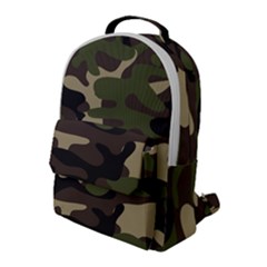 Texture-military-camouflage-repeats-seamless-army-green-hunting Flap Pocket Backpack (large) by Salman4z