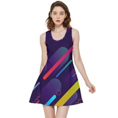 Colorful-abstract-background Inside Out Reversible Sleeveless Dress by Salman4z