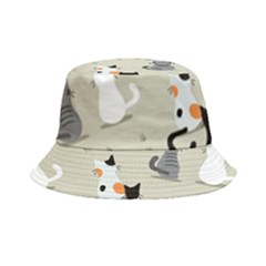 Cute-cat-seamless-pattern Bucket Hat by Salman4z