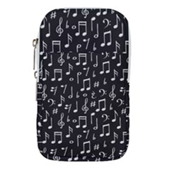 Chalk-music-notes-signs-seamless-pattern Waist Pouch (large) by Salman4z