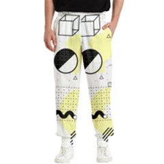 Graphic-design-geometric-background Men s Elastic Waist Pants by Salman4z