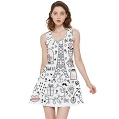 Big-collection-with-hand-drawn-objects-valentines-day Inside Out Reversible Sleeveless Dress by Salman4z