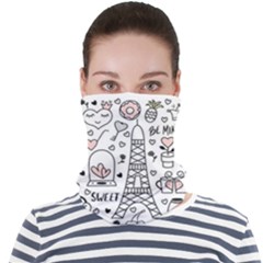 Big-collection-with-hand-drawn-objects-valentines-day Face Seamless Bandana (adult) by Salman4z