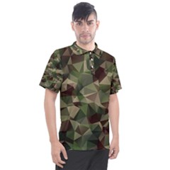 Abstract-vector-military-camouflage-background Men s Polo Tee by Salman4z