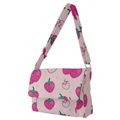 Seamless-strawberry-fruit-pattern-background Full Print Messenger Bag (m) by Salman4z