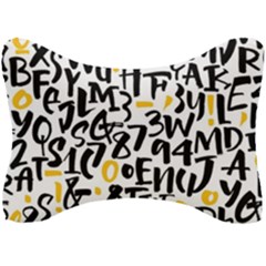 Letters-pattern Seat Head Rest Cushion