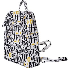 Letters-pattern Buckle Everyday Backpack by Salman4z